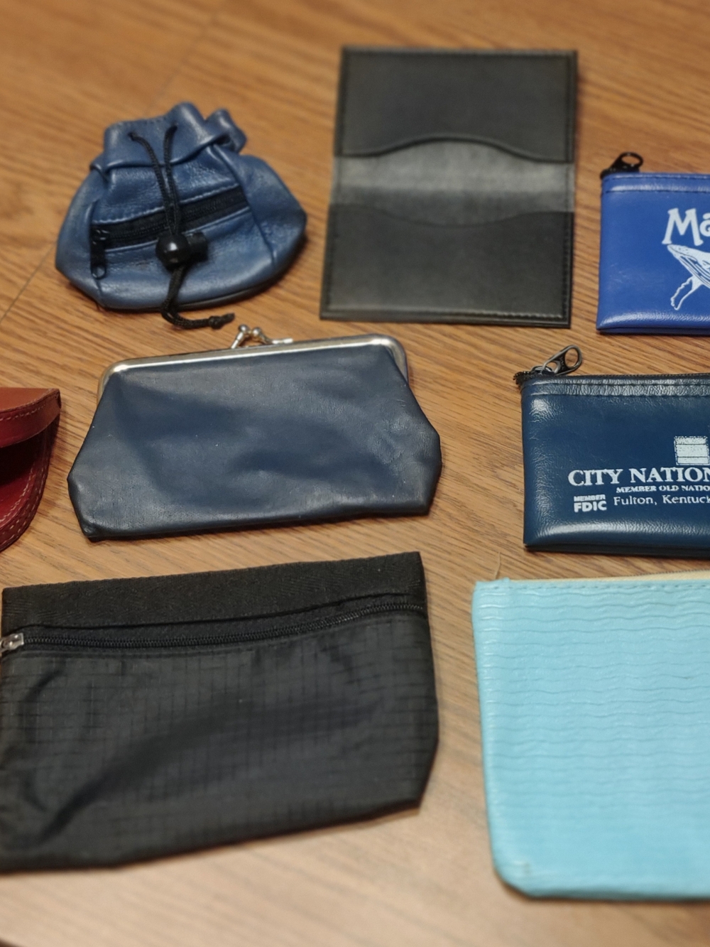 Various Sizes Of Coin Purses